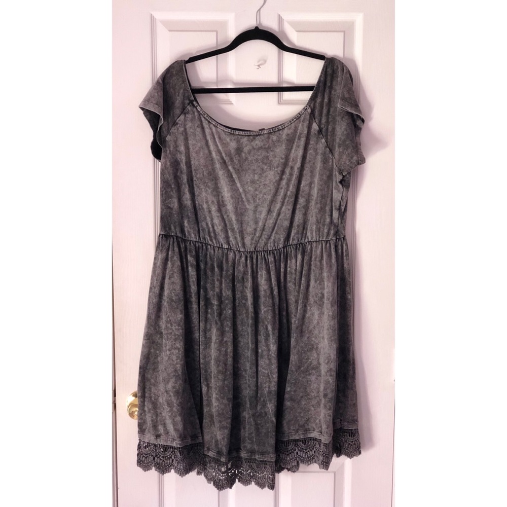 ASOS curve grey dress